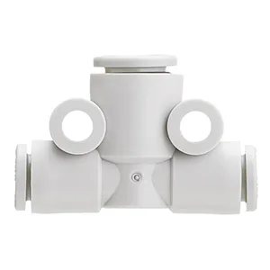 KQ2T One Touch Bağlantı elemanı, General Purpose, Hortum-Hortum Connection, Different Diameter Tee - KQ2T