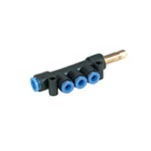 KM15 KM15, One-touch Fittings Manifold Series - Port A One-touch Fitting, Port B One-touch Fitting Plug-in