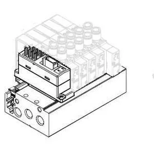 SS5Y5-52 SS5Y5-52, 5000 Series Manifold for Series EX510 Gateway Serial Transmission System (IP20)