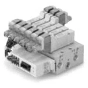 SS5Y5-42SA SS5Y5-42SA, 5000 Series, Base Mounted Manifold, Serial Transmission System, Integrated