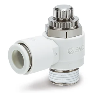 AS*2*1F-X242 Speed Kontrolörler, General Purpose, One-touch Bağlantı elemanı, Simple Handle, Metal Knob, Elbow - AS*2*1F-X242
