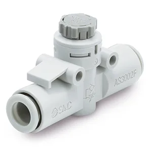 AS*2*FM/FC Speed Kontrolörler, Low Speed, One-touch Bağlantı elemanı, ile Push-lock, In-line - AS*2*FM/FC