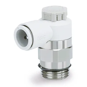 AS*2*1F-U-A Speed Kontrolörler, General Purpose, One-touch Bağlantı elemanı, ile Push-lock, ile Uni Thread, Elbow - AS*2*1F-U-A