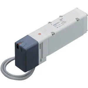 VQ5*5* VQ5*5*, 5000 Series, 5 Port Solenoid valf, Plug Lead, Base Mounted