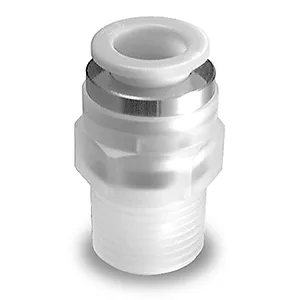 KPH One Touch Fitting, Clean, Male Connector and Straight Union - KPH