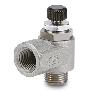 AS*2*0M Speed Kontrolörler, Low Speed, One-touch Bağlantı elemanı, Threaded Port, Metal Body, Elbow - AS*2*0M
