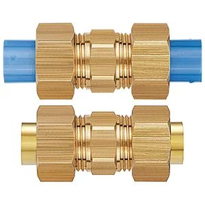KFH-00 Specialty Bağlantı elemanı, Brass Insert Fittings, Straight Union - KFH-00