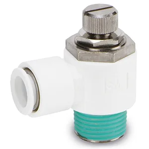 AS*2*1F-W2 Speed Kontrolörler, General Purpose, One-touch Bağlantı elemanı, Simple Handle, Flame Resistant, Elbow - AS*2*1F-W2