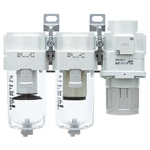 ACG20C ACG20C~40C-B (FMR), Hava filtresi, Regülatör w/Built-in Basınç göstergesi, Mist Separator