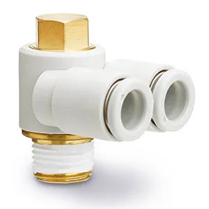 KQ2Z One Touch Bağlantı elemanı, General Purpose, Hortum-Male Thread Connection, Branch Universal Male Elbow - KQ2Z
