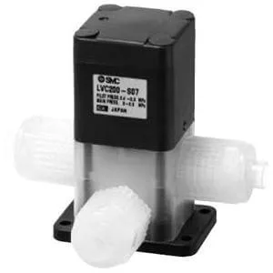 LVC200-S LVC200-S, 3 Port High-Purity Chemical Valf, Hava uyarılı, Integral Bağlantı elemanı Type