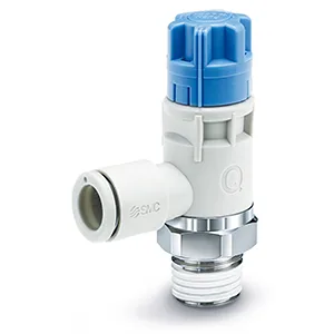 AS-Q Speed Controllers, Air Saving, With Push-lock, Simplified Set-up, With Rapid Supply and Exhaust Function - AS-Q