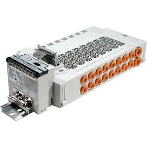SS5Y5-45S* SS5Y5-45S*, 5000 Series, Stacking Manifold, DIN Rail Mount, Serial Transmission