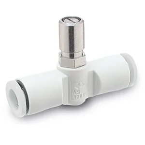 AS*1F-D Speed Kontrolörler, General Purpose, One-touch Bağlantı elemanı, Flat Head Screwdriver Adjusting, In-line - AS*1F-D