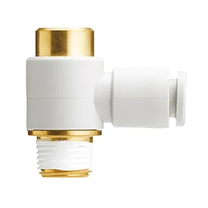 KQ2VS One Touch Bağlantı elemanı, General Purpose, Hortum-Male Thread Connection, Hexagon Socket Head Universal Male Elbow - KQ2VS