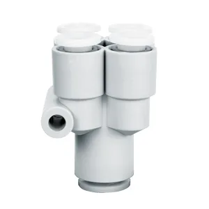 KGUD One Touch Bağlantı elemanı, 303 Paslanmaz çelik, Different Diameter Double Union "Y" - KGUD