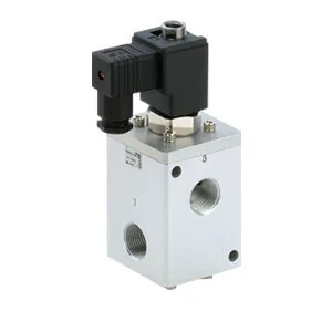 VCH410 VCH410, 5.0 MPa Pilot Operated 3 Port Solenoid Valve for Air