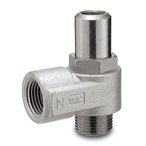 AS*2*0-D Speed Kontrolörler, General Purpose, Threaded Port, Flat Head Screwdriver Adjusting, Elbow - AS*2*0-D