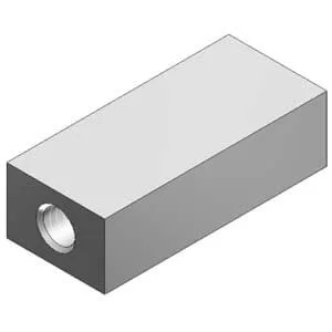 SYJ5000-17-*A SYJ5000-17-*A, Individual EXH Spacer Assembly for SYJ5000