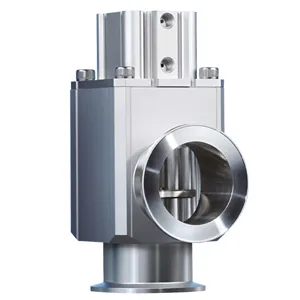 XLC100/160-X152 XLC100/160-X152, Aluminum Yüksek vakum Angle Valf, Çift etkili, Bellows Seal