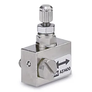 AS*4*0 Speed Kontrolörler, General Purpose, Threaded Port, Flat Elbow - AS*4*0