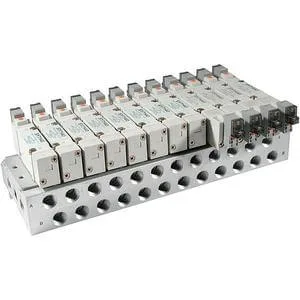 SS5Y7 SS5Y7, 7000 Series, Bar Stock Manifold, Individual Wiring