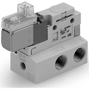 VQZ115 VQZ115, 100 Series, 3 Port Solenoid valf, Base Mounted