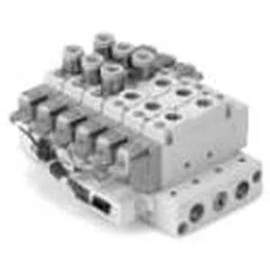 SS5Y9-23SA SS5Y9-23SA, 9000 Series, Body Ported Manifold, Serial Transmission System, Integrated Base