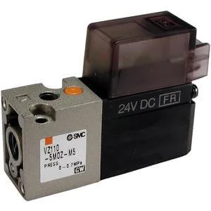 VZ100 VZ100, 3 Port Solenoid valf, Rubber Seal, Metric