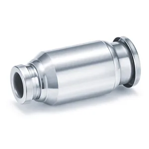 KQB2H-F One-touch Bağlantı elemanı, FDA Compliant, SUS 304 and Electroless Nickel Plated Brass, Different Diameter Straight - KQB2H-F