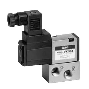 VK334 VK334, 3 Port Doğrudan uyarılı Poppet Solenoid valf, Base Mounted