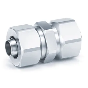 KFG2H-00 Specialty Bağlantı elemanı, 316 Paslanmaz çelik, Straight Union - KFG2H-00
