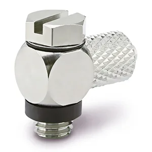 M5HLH Specialty Bağlantı elemanı, Miniature, Hose Elbow, External Nut - M5HLH