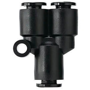 KAU-00 One Touch Fitting, Antistatic, Branch "Y" - KAU-00