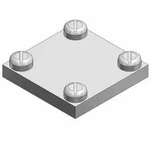 VX011 VX011-00x, Blanking plate for VXA21/22 & VXA31/32