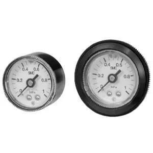 G46E G46E, Pressure Gauge, Oil-free, External Parts Copper-free w/Limit Indicator (O.D. 42)