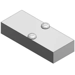 VVQD1000-10A-2 VVQD1000-10A-2, Blanking plate for VQD1000, Body Ported