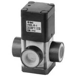 LVA200 LVA200, 3 Port High Purity Chemical Valf, Hava uyarılı, Threaded Type