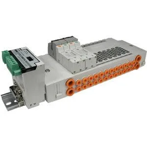 SS5Y3-45S* SS5Y3-45S*, 3000 Series, Stacking Manifold, DIN Rail Mount, Serial Transmission