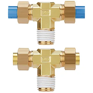 KFT Specialty Bağlantı elemanı, Brass Insert Fittings, Male Branch Tee - KFT