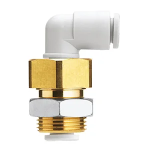 KQ2LE*-00 One Touch Bağlantı elemanı, General Purpose, Hortum-Hortum Connection, Bulkhead Male Elbow - KQ2LE*-00
