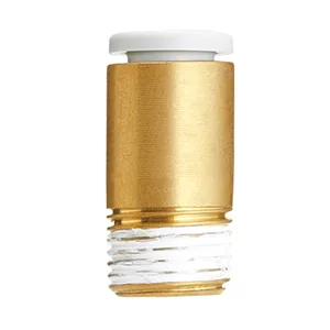 KQ2S One Touch Bağlantı elemanı, General Purpose, Hortum-Male Thread Connection, Hexagon Socket Head Male Konnektör - KQ2S