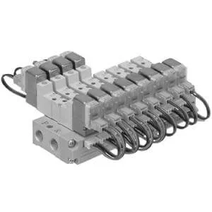 SS5YJ3 SS5YJ3, 3000 Series, Bar Stock Manifold, Flat Ribbon Cable