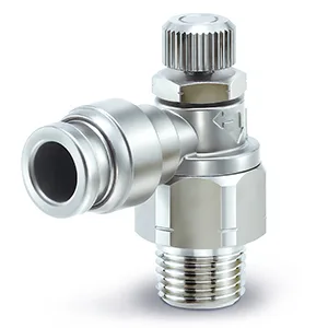 ASG New Speed Controllers, Stainless Steel, Simple Handle, Metal Body, Elbow - ASG New