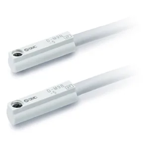 D-M9N-5/M9P-5/M9B-5 D-M9N-5/M9P-5/M9B-5, Solid State Switch, Short Type, Direct Mounting, Grommet, In-line