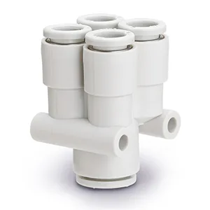 KQ2UD One Touch Bağlantı elemanı, General Purpose, Hortum-Hortum Connection, Different Diameter Double Union "Y" - KQ2UD