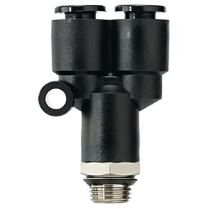 KAU One Touch Fitting, Antistatic, Branch - KAU