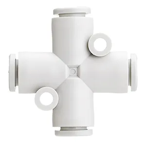 KQ2TW*-00 One Touch Bağlantı elemanı, General Purpose, Hortum-Hortum Connection, Cross - KQ2TW*-00
