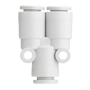 KQ2U*-00 One Touch Bağlantı elemanı, General Purpose, Hortum-Hortum Connection, Union "Y" - KQ2U*-00