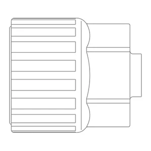 LQ3-N Specialty Bağlantı elemanı, High Purity, Flare Type, Nut - LQ3-N